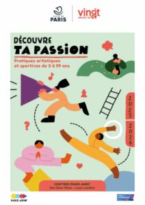 20_CPA_25-26 Couverture de la brochure des Centres Paris Anim' du 20e